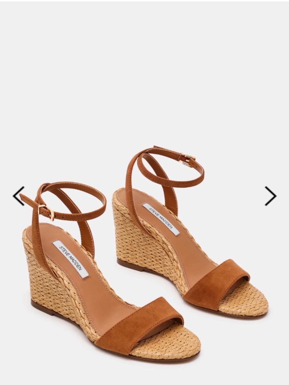 Steve Madden MYKA CHESTNUT SUEDE Wedge